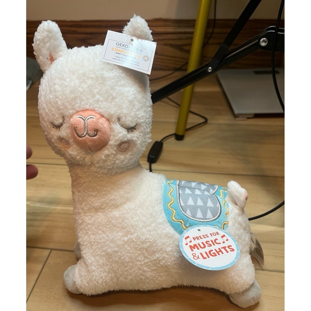 NEW musical and light up super soft lama baby stuffed animal